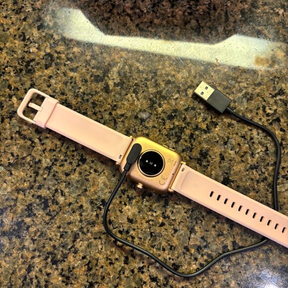 NEW Smart Watch Alexa Built-in Bluetooth Answer/Make Call, 1.8" Fitness Pink - Picture 5 of 5